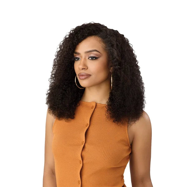 Perruque Demi-tête bouclée volumineuse Human Hair HH DEEP CURL 18" - Outré