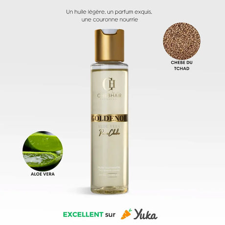 Huile capillaire fortifiante hydratante au Chebe du Tchad et Aloe vera naturelle Chebhair 100ml