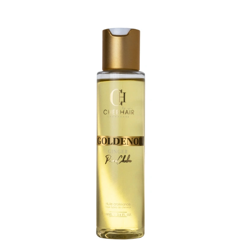 Mélange d'huiles pour la pousse des cheveux 100% naturelle Chebe Gingembre