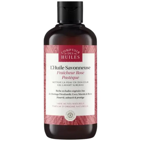 Huile de Douche Surgras BIO 100% naturel Parfum Rose Pastèque 250ml