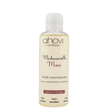 Ahovi Cosmétiques Huile Hydratante Corps et Cheveux Enfant Karité Amande Douce - Mademoiselle Mina