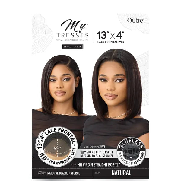 Perruque naturelle HH-Virgin Straight Bob - Outré Hair