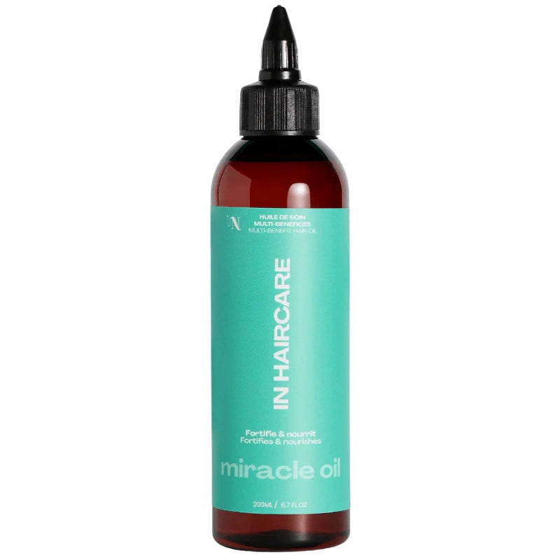 Huile capillaire fortifiante et nourrissante à l'huile de carapate et menthe poivrée In haircare 200ml