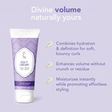 Crème coiffante Holy Cream Inhairitance pour apporter volume naturel, définition et hydratation aux cheveux bouclés, frisés type 2 et 3