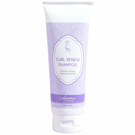 Shampoing Hydratant Curl Renew Inhairitance pour cheveux bouclés, frisés et crépus, nettoyage doux et hydratation