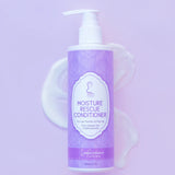Après-Shampoing Moisture Rescue Low Porosity Inhairitance pour cheveux bouclés, frisés et crépus à faible porosité