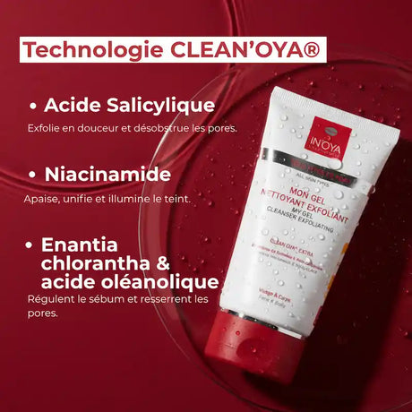 Nettoyant Exfoliant aux microbilles de bambou pour une peau lisse et douce - Visage et Corps - In'oya