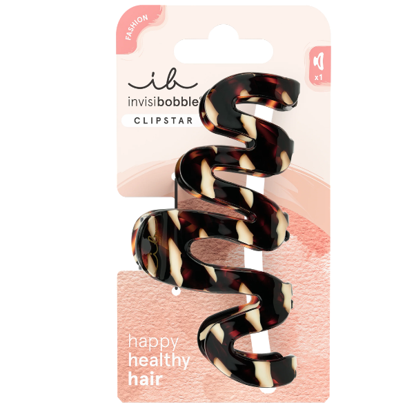 Invisibobble Grande Pince Cheveux Longs et Epais Cacao Cream