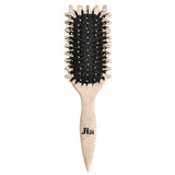  Brosse curls Jia Paris en bois avec picots pour définir les boucles – idéale pour cheveux bouclés, frisés et ondulés sans casse