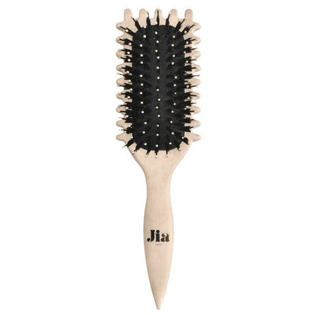  Brosse curls Jia Paris en bois avec picots pour définir les boucles – idéale pour cheveux bouclés, frisés et ondulés sans casse