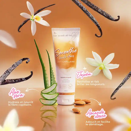 Smoothie Vanille Hydratant pour cheveux bouclés à crépus Les Secrets de Loly