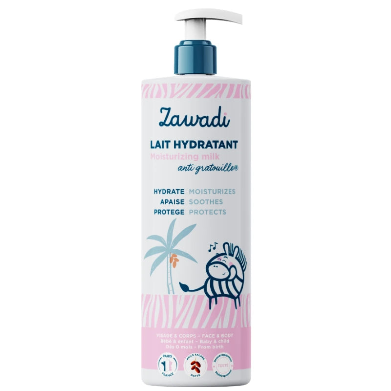 Lait Hydratant Corps Bébé Enfant au complexe breveté Anti-gratouille 500ml | Zawadi 