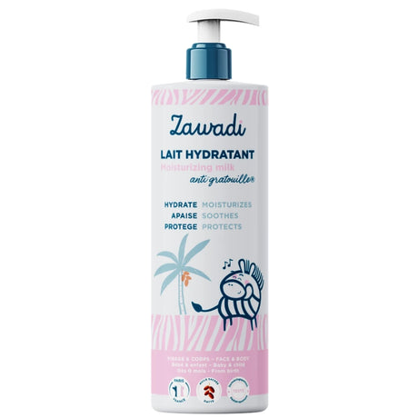 Lait Hydratant Corps Bébé Enfant au complexe breveté Anti-gratouille 500ml | Zawadi 