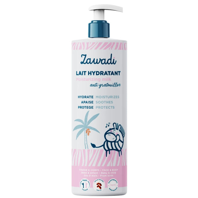 Lait Hydratant Corps Bébé Enfant au complexe breveté Anti-gratouille 500ml | Zawadi 