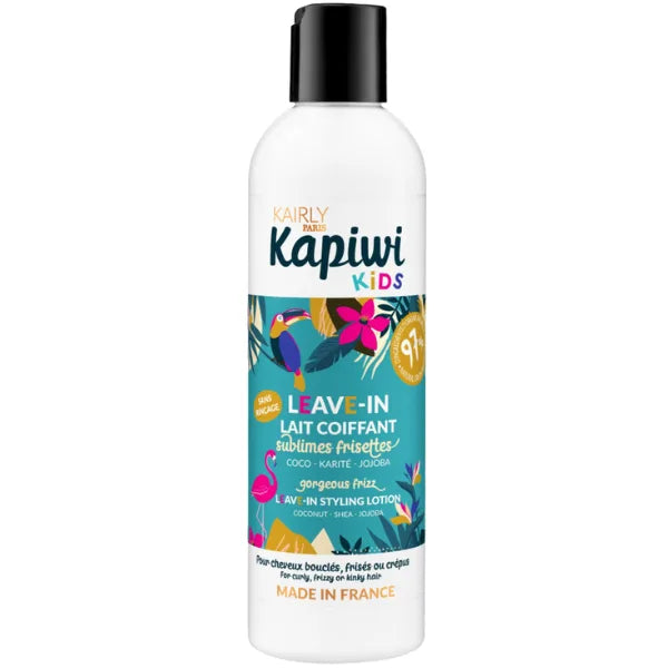 Leave-in Lait coiffant sans rinçage pour enfant cheveux bouclés, frisés, crépus Kapiwi Kids Kairly