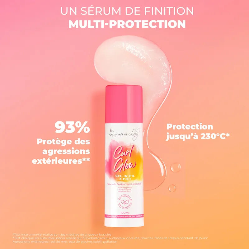 Sérum naturel protecteur de chaleur jusqu'à 230°C Les Secrets de Loly
