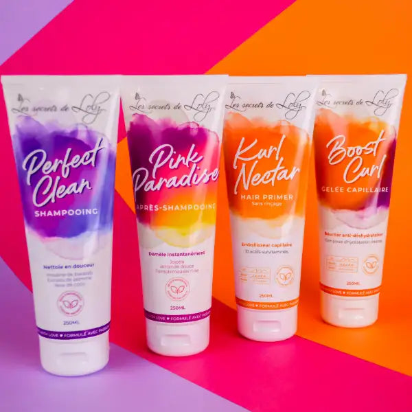 Routine complète cheveux bouclés Les Secrets de Loly