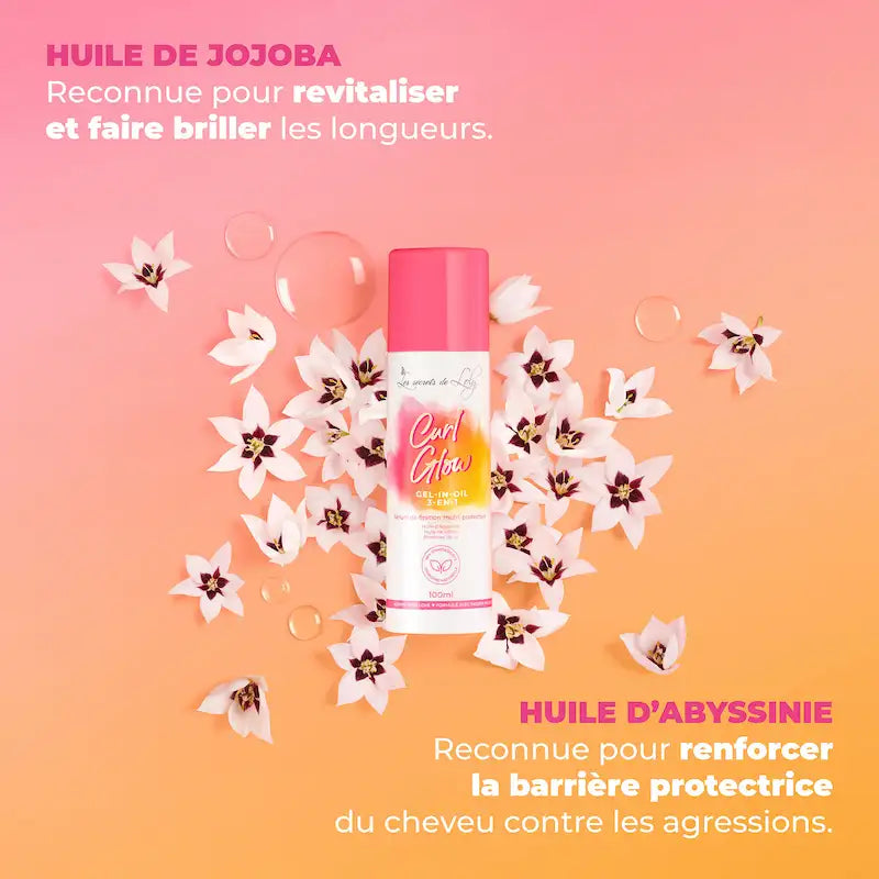 Les Secrets de Loly Soin capillaire Thermo-protecteur Naturel à l'huile de Jojoba et d'Abyssinie 