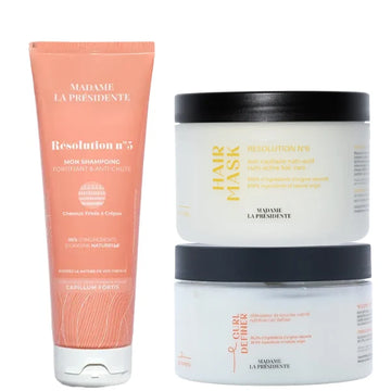 Routine 3 soins Anti-Chute Cheveux Crépus - Madame La Présidente