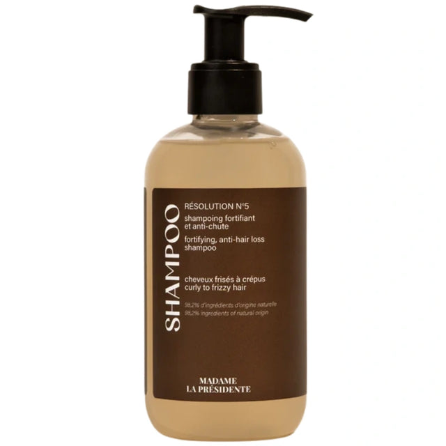 Madame La Présidente Shampoing Fortifiant & Anti chute Cheveux Crépus à Frisés