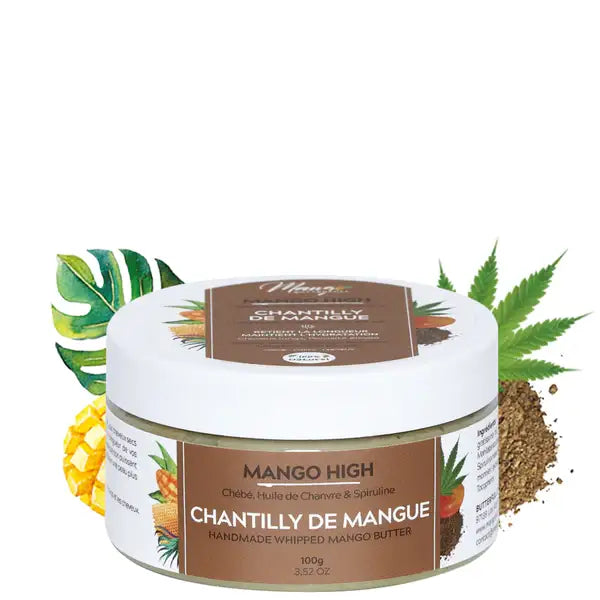 Mango High Chantilly de mangue au Chanvre et à la Spiruline Pot 100g