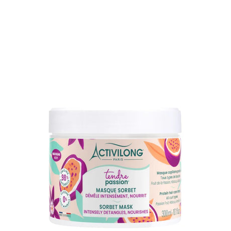 Masque protéiné Cheveux secs Cassants Activilong Tendre Passion Pot 300ml