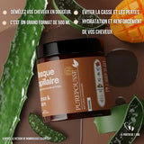 Masque hydratant profond Protéiné anti-casse pour cheveux crépus, frisés, bouclés Purepousse