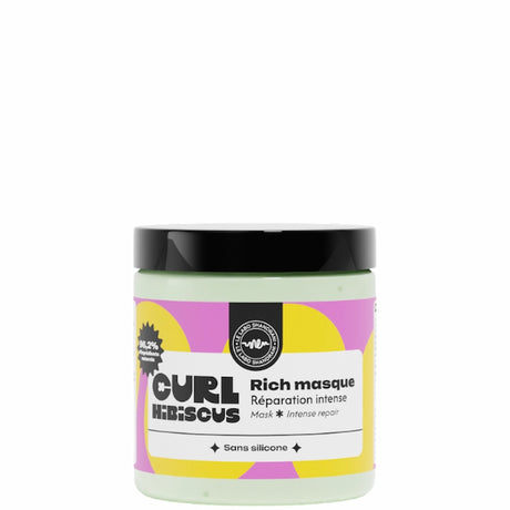 Masque Capillaire Réparation Intense Curl Hibiscus renforce, hydrate et protège les cheveux crépus, frisés, bouclés