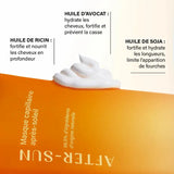 Masque capillaire après-soleil aux huiles végétales fortifiantes et nourrissantes Madame La Présidente