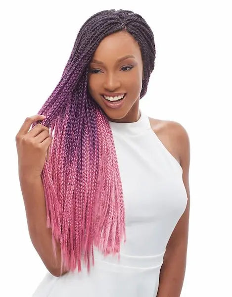 Mèches HAVANA Mambo Crochet BOX BRAID 18 pouces déjà tressées - Janet Collection 