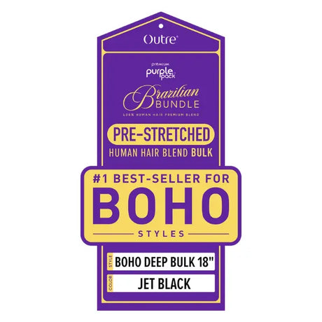 Mèches pour Boho Braids Pre-Stretched Boho Deep Bulk - Outré