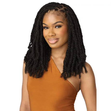 Mèches pour twist faux locks noir Swicy Afro Twist 12 pouces Outré