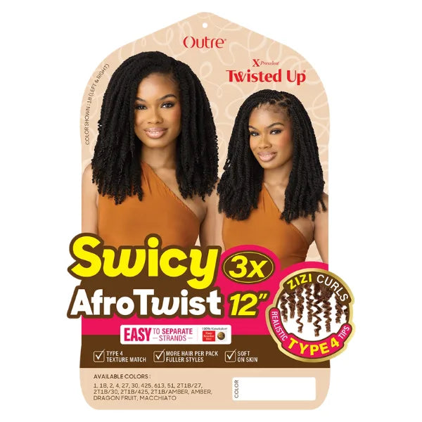 Mèches pour Twist et locks Swicy Afro Twist 12 pouces Outré