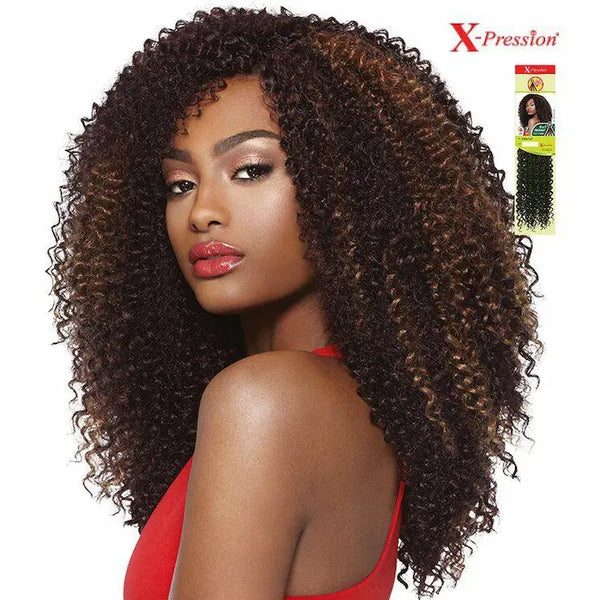 Mèches XPression Crochet Braids Kinky Curl 4 in 1 Loop Outré 