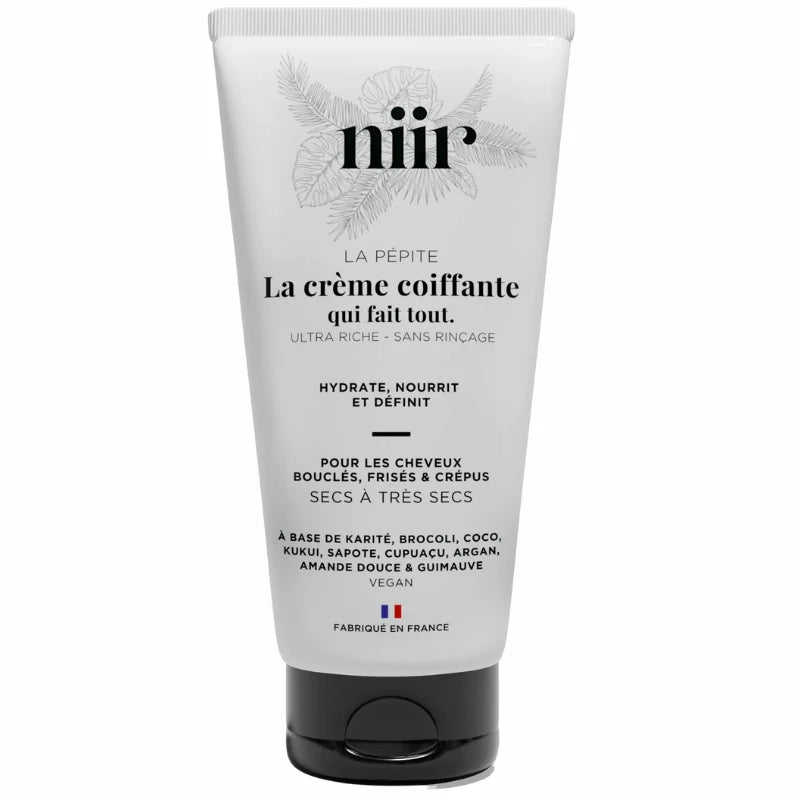 La Pépite NIIR Crème Coiffante Cheveux bouclés frisés crépus sans parfum 