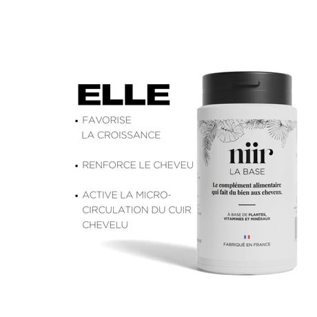 Complément alimentaire efficace pour favoriser la pousse des cheveux, fortifier et activer la microcirculation du cuir chevelu