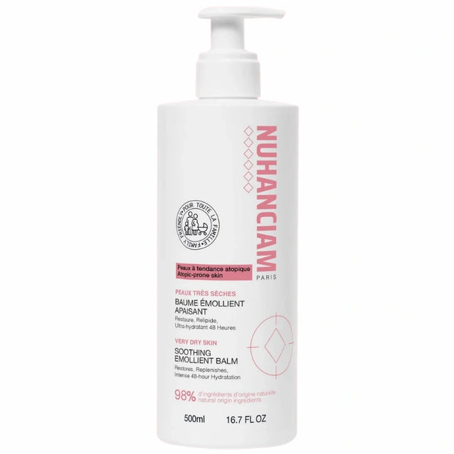 Baume Émollient Apaisant Nuhanciam pour peaux très sèches et à tendance atopique nourrissant et apaisant