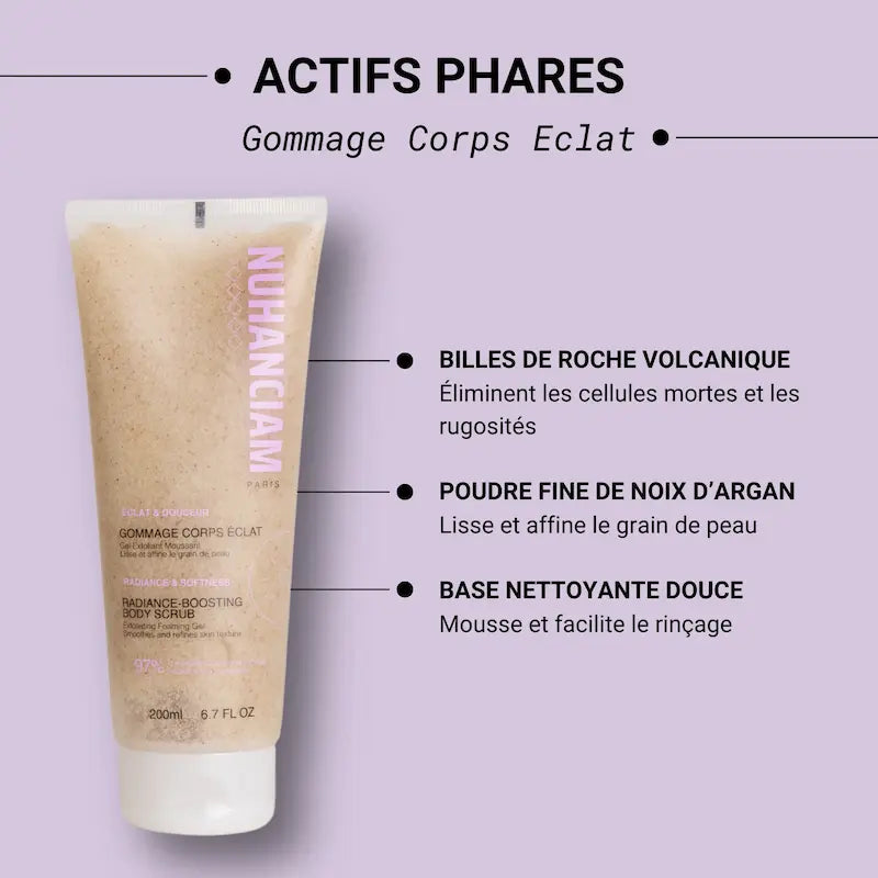 Gommage Corps Éclat  - Nuhanciam