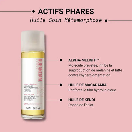 Huile mi-sèche Corps et Cheveux Soin Métamorphose Nuhanciam