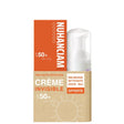 Promo Crème Solaire Visage Sans trace blanche Peau noire mate métissée + Mousse Nettoyante douce sans sulfate OFFERTE Nuhanciam