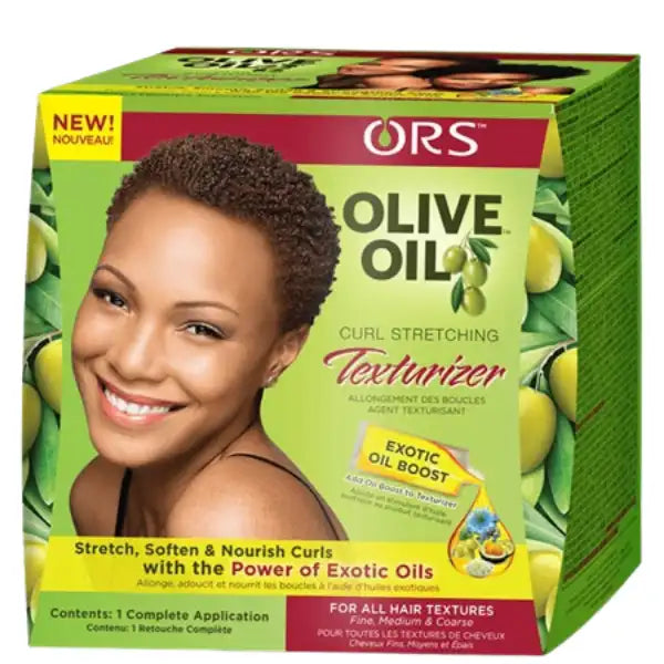 Curl Texturizer à l'huile d'Olive pour cheveux fins ou épais. Allonge et détend la boucle