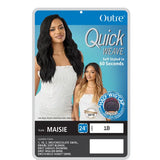 Outre half wig synthetic black yaki hair