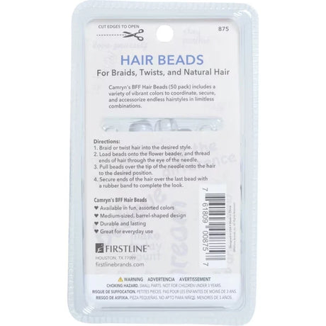 Vanilles ou tresses avec perles en bout : pour une finition originale