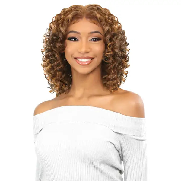 Perruque Curly HD Lace Mi-longue Amanda - Vanessa