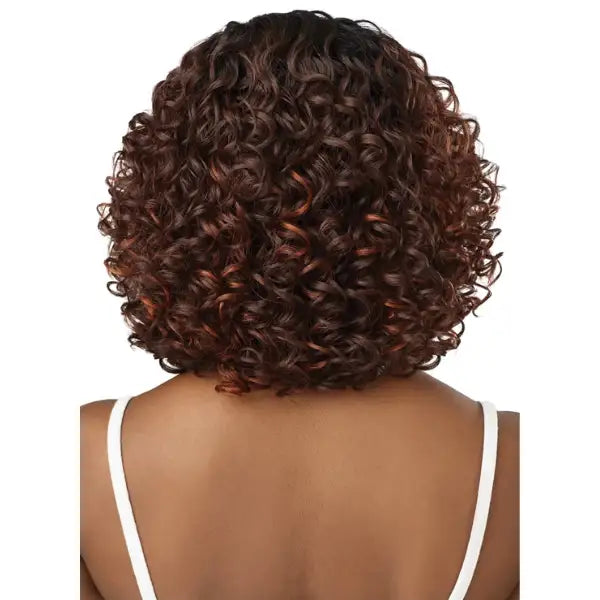 Perruque Chocolate Brown Curly Lace Front Outre Every29