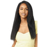 Perruque Converti Cap lisse YAKI mi longue Super Nova Outre en noir et cheveux synthétiques