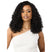 Perruque demi-tête bouclée et curly mi-longue en couleurs Noir 1B Outre Susannah