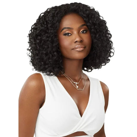 Perruque Demi-Tête Curly Bob Amika - Outré