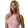 Perruque HD lace texture straight avec baby hair blonde longue Outre Y-Part 202