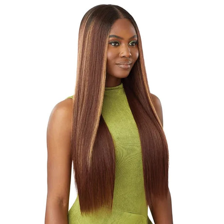 Perruque Lace Closure Pre-cut 6X5 Sleek Yaki 30" - Outré